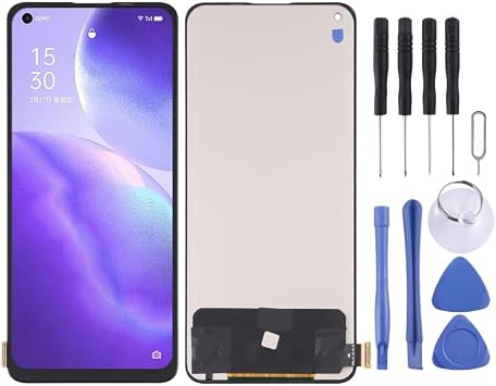 TFT Material LCD Screen and Digitizer Full Assembly for Oppo Reno5 5G / Reno5 4G / K9 / Realme Q3 Pro/Realme GT Neo, Not Supporting Fingerprint Identification