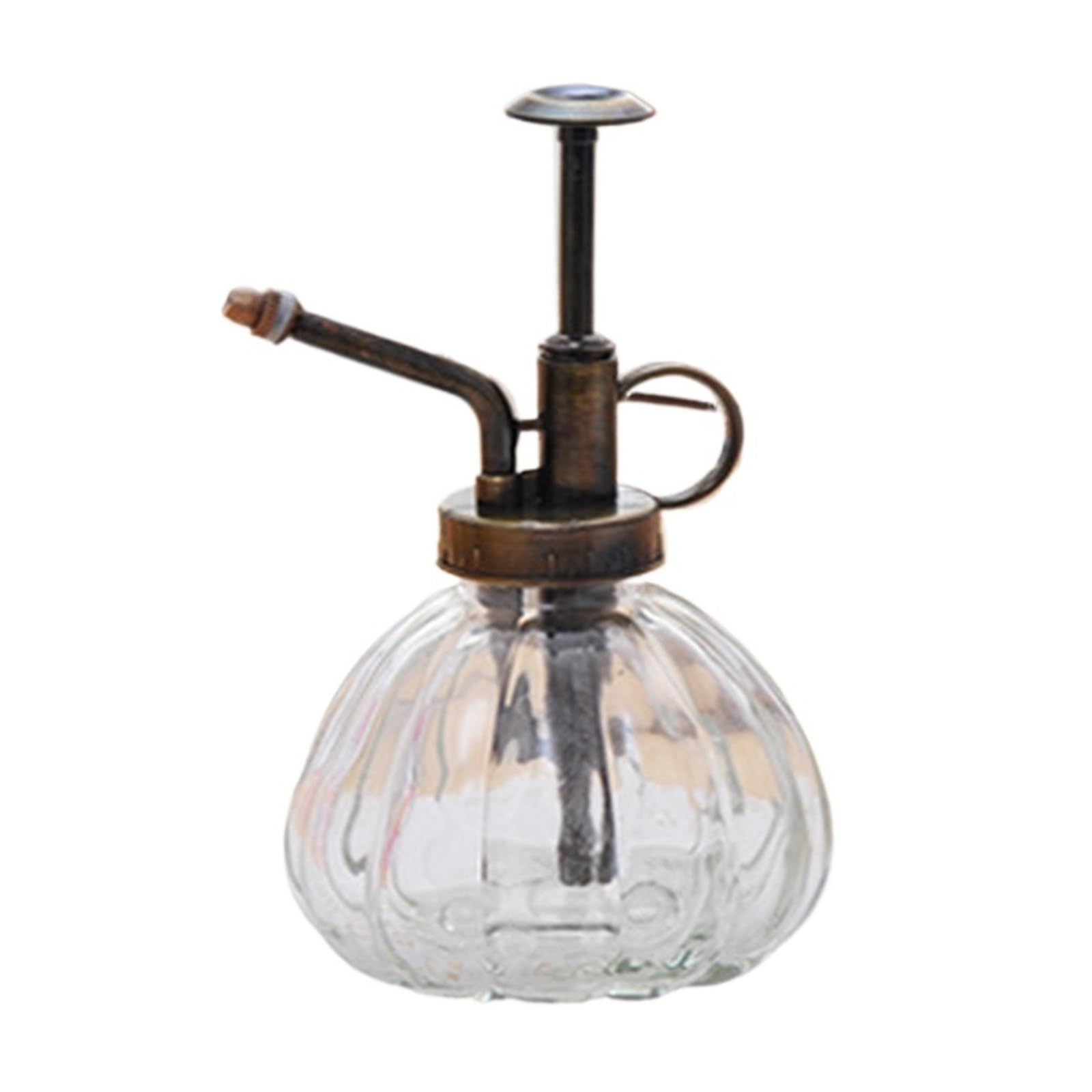 Gardening Plant Watering Cans, Antique Copper Kettle, Small Can, Pumpkin Glass, Garden Supply for Plants(Transparent)
