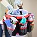LOTCAIN Portable Bucket Cleaning Tool Organizer,5 Gallon Bucket Holder Cleaning Supplies,Foldable Wash Tool Caddy Organizer More Mesh Pockets for Housekeeping,Easy to Use
