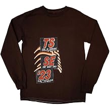 Travis Scott Unisex Long Sleeve T-Shirt Summer Run 2023 Stockholm Brown Back Print & Ex-Tour