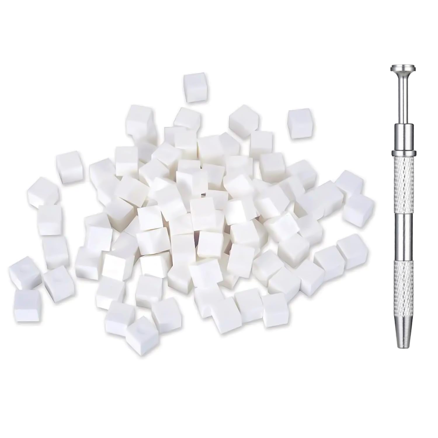100Pcs Nail Sponges for Ombre Ombre Nail Brush with Metal Grabber Nail Art Tools Sponge Ombre Nails Tools Nail Art Tools Sponge Brush for Nail Art Design Manicure DIY