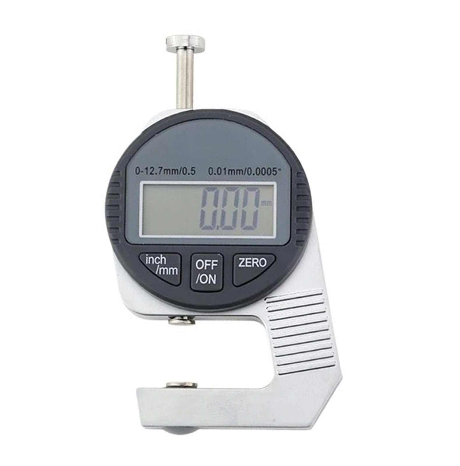 Medidor de espesor digital Herramientas de medición Mide el espesor de papel Tela Metal fino Micrómetro 0,01 mm Alta Sensibilidad(0-10mm F Thickness)