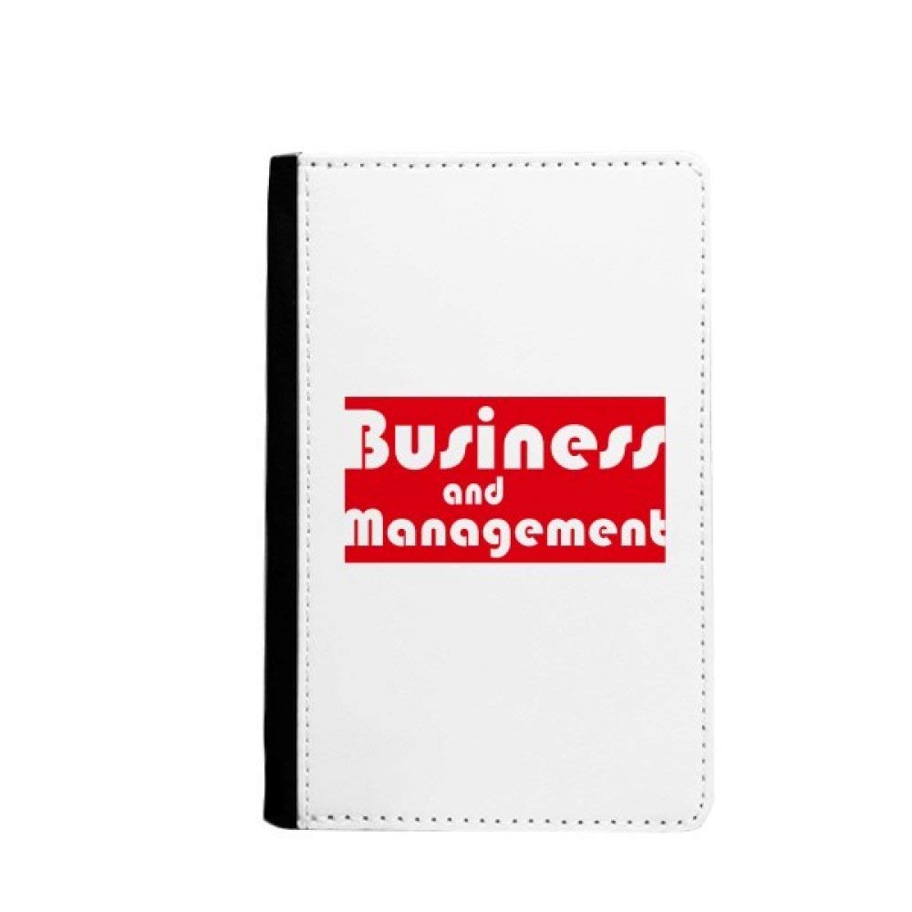 Major Business and Management Red Passport Holder Travel Wallet Cover Case Card Purse