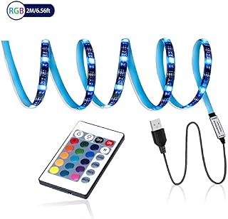 LED TV Backlight,SMY USB LED Strip Light,RGB Multi-Colour LED Light Strip Kit Waterproof