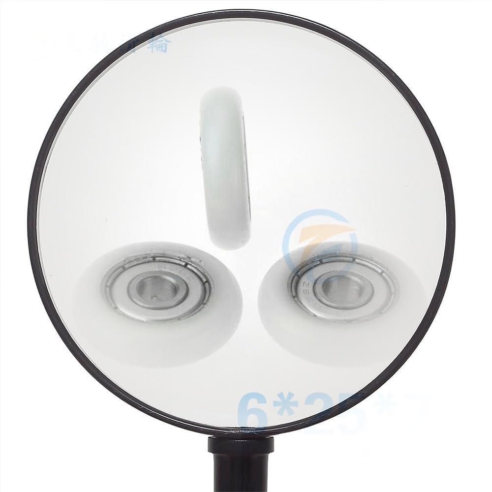 6mm 626zz 626 Mute Package Plastic Guide Pulley Assembly Line Aluminium Alloy Doors and Windows Pulley 6x25x7mm