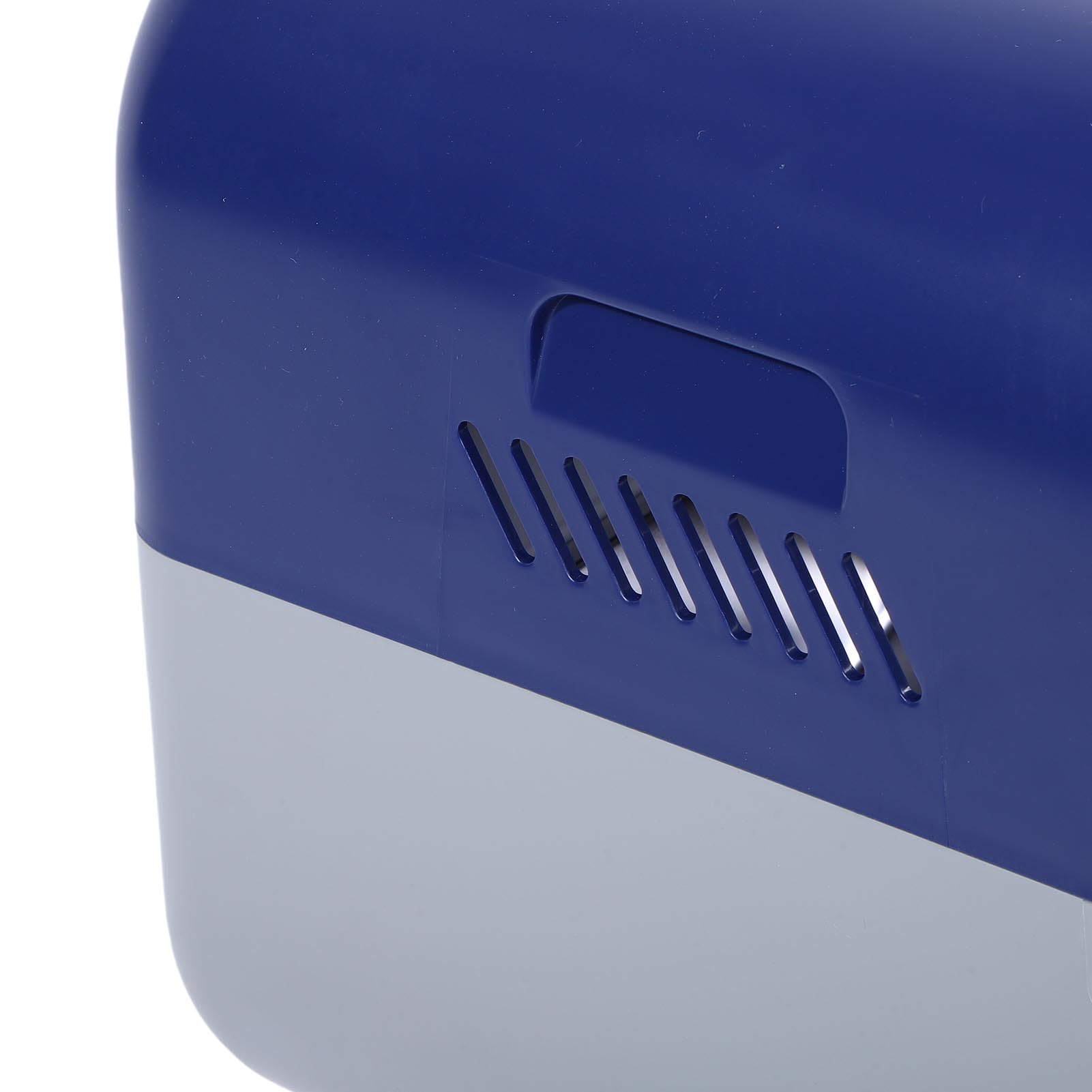 Caja de Arenas Inteligente para Gatos con Videoportero con Función de Pulverización de Soplador, Inodoro para Gatos de Acero Inoxidable Antisalpicaduras con Cuchara (Azul)
