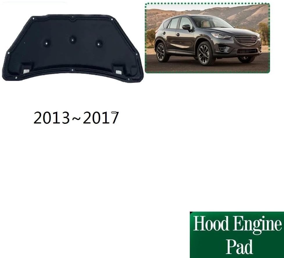 Auto-isolatiemat motorkap voor Toyota Corolla Cross 2022-2024, motorwarmte-isolatiekussen geluidsisolatie wattenschijfje isolatie geluiddichte mat