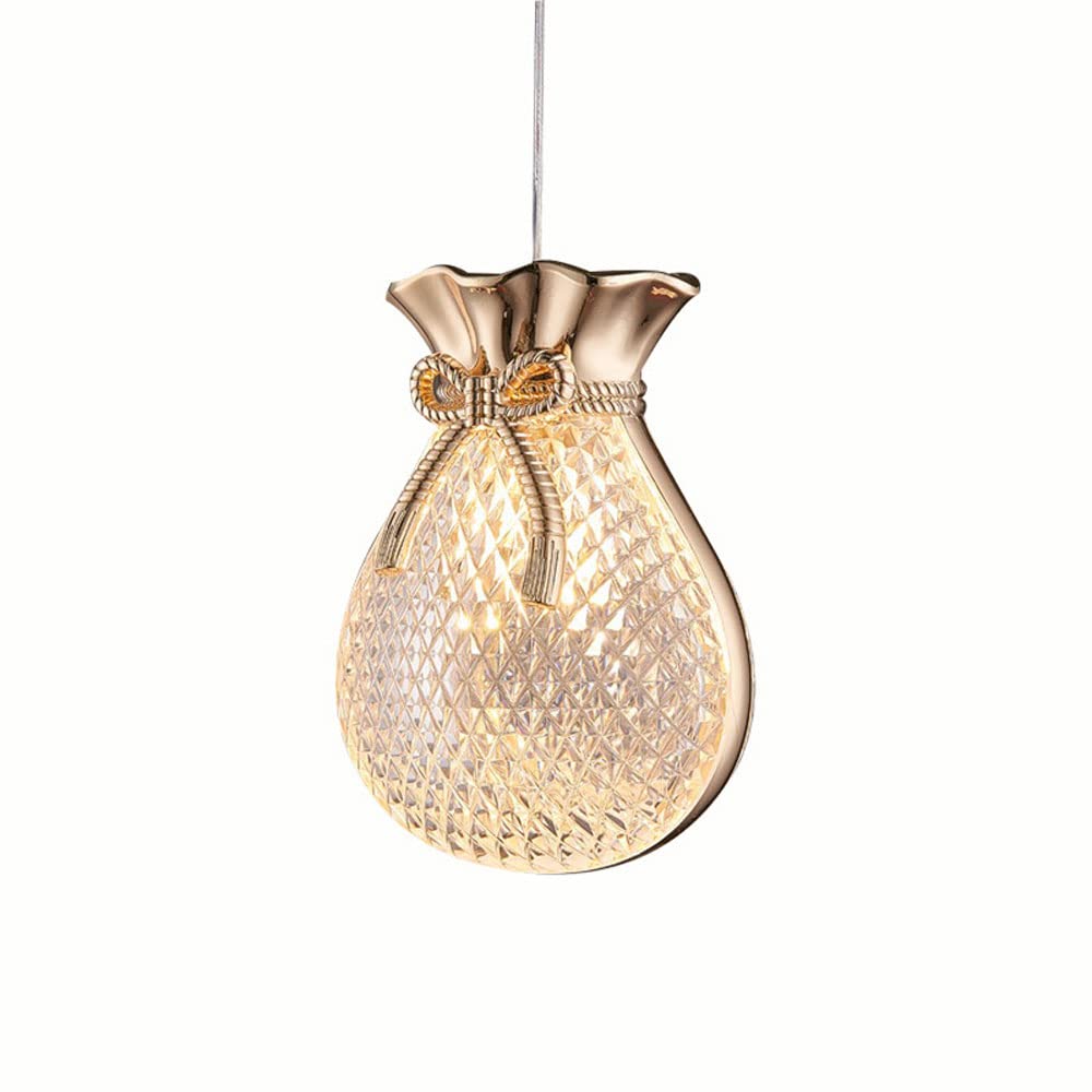 Plafonnier moderne LED doré G9, l'atout charme décor de chevet et chambre