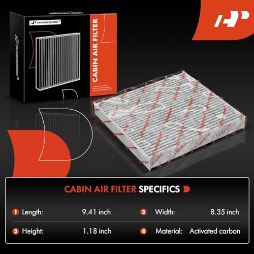 A-Premium 2-PC Cabin Air Filter with Activated Carbon Compatible with Hyundai Palisade 2020 2021 2022 2023 - V6 3.8L - Replace# 97133-S8000 by A-Premium - Image 2