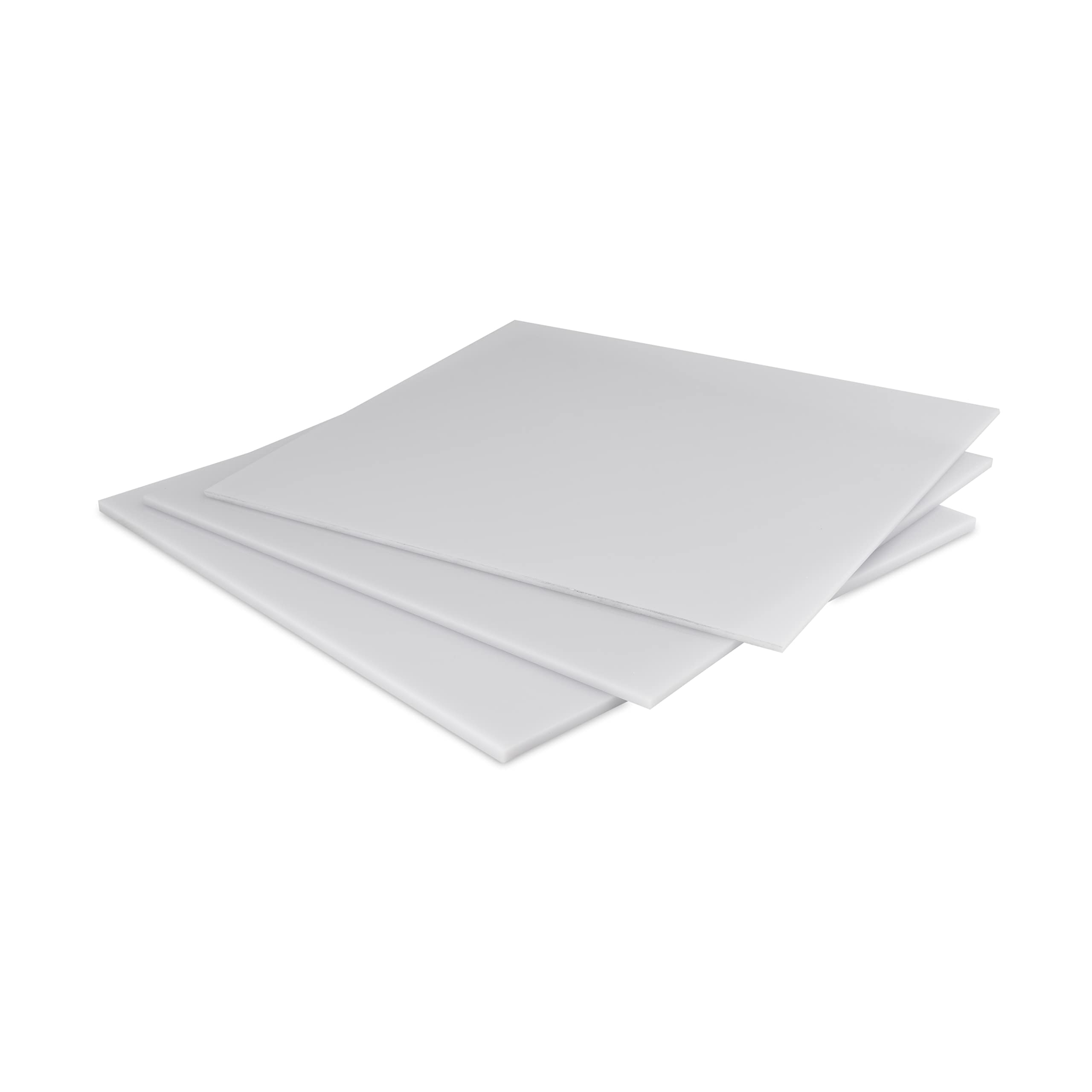Platte aus Polycarbonat | opal-weiß | 8mm stark | UV resistent | Qualität von W&S GmbH | 600mm x 600mm | Polycarbonatplatten | Außenbereich & Innenbereich