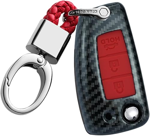 Miniatura 10 de ontto Protector de llave de coche de 3 botones con llavero compatible con llavero Infiniti Flip, carcasa antiarañazos de silicona suave para llaves