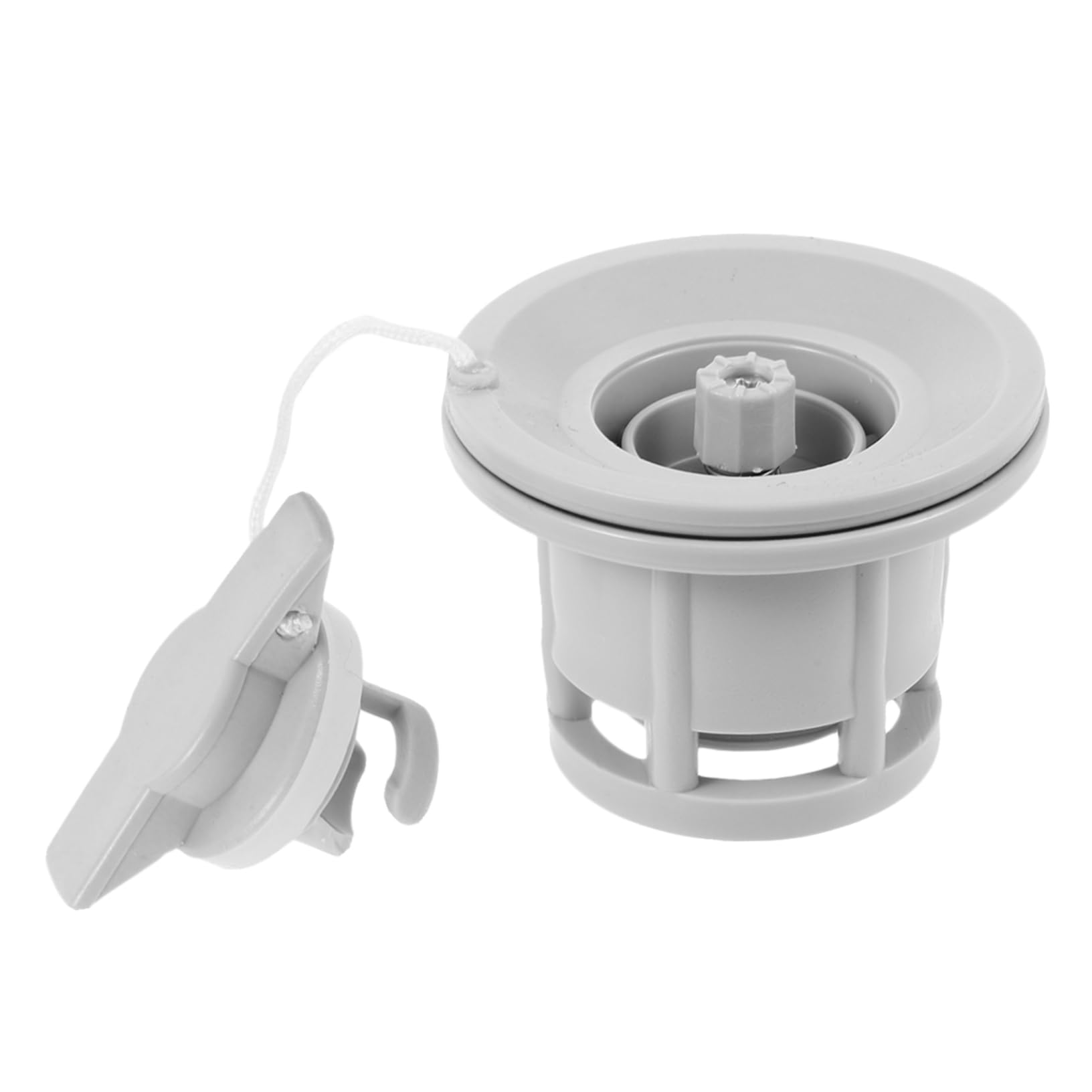 Kisangel Valvola per Gommone Aria Chiave Barca Accessori per Barche Marine Gonfiabile Sicurezza Accessori in Kayak Gonfiabili Kit Trop Kayak Adattatore per Kayak Plastica
