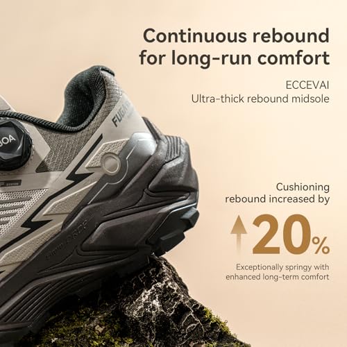 Image of KAILAS Men's FUGA EX 3 BOA Trail Running Shoes Lightweight Slip Resistant Breathable Jogging Hiking Sneakers