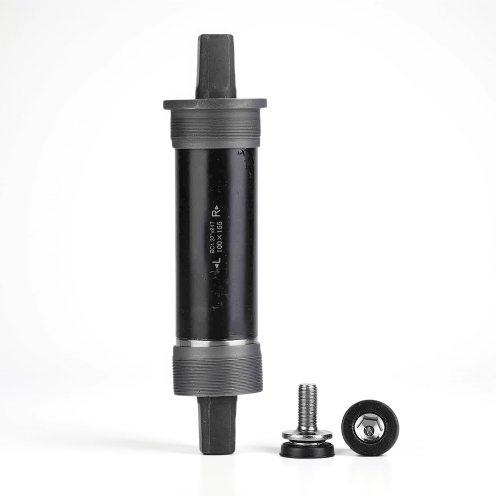 BONKZEBU Bicycle Square Tapered Threaded Bottom Bracket BSA for Fat Snow Bike 100 * 155mm, 100mm Bottom Bracket, Fat Bike Bottom Bracket, Bottom Bracket for E Bike Bicycle