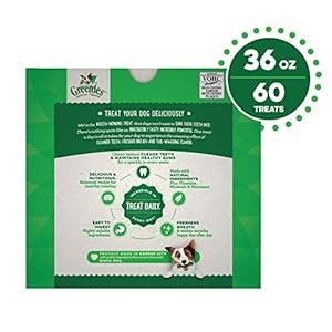 Greenies Original Petite Natural Dental Care Dog Treats, 36 oz. Pack (60 Treats) Greenies Original Petite Natural Dental Care Dog Treats 36 oz Pack 60 Treats
