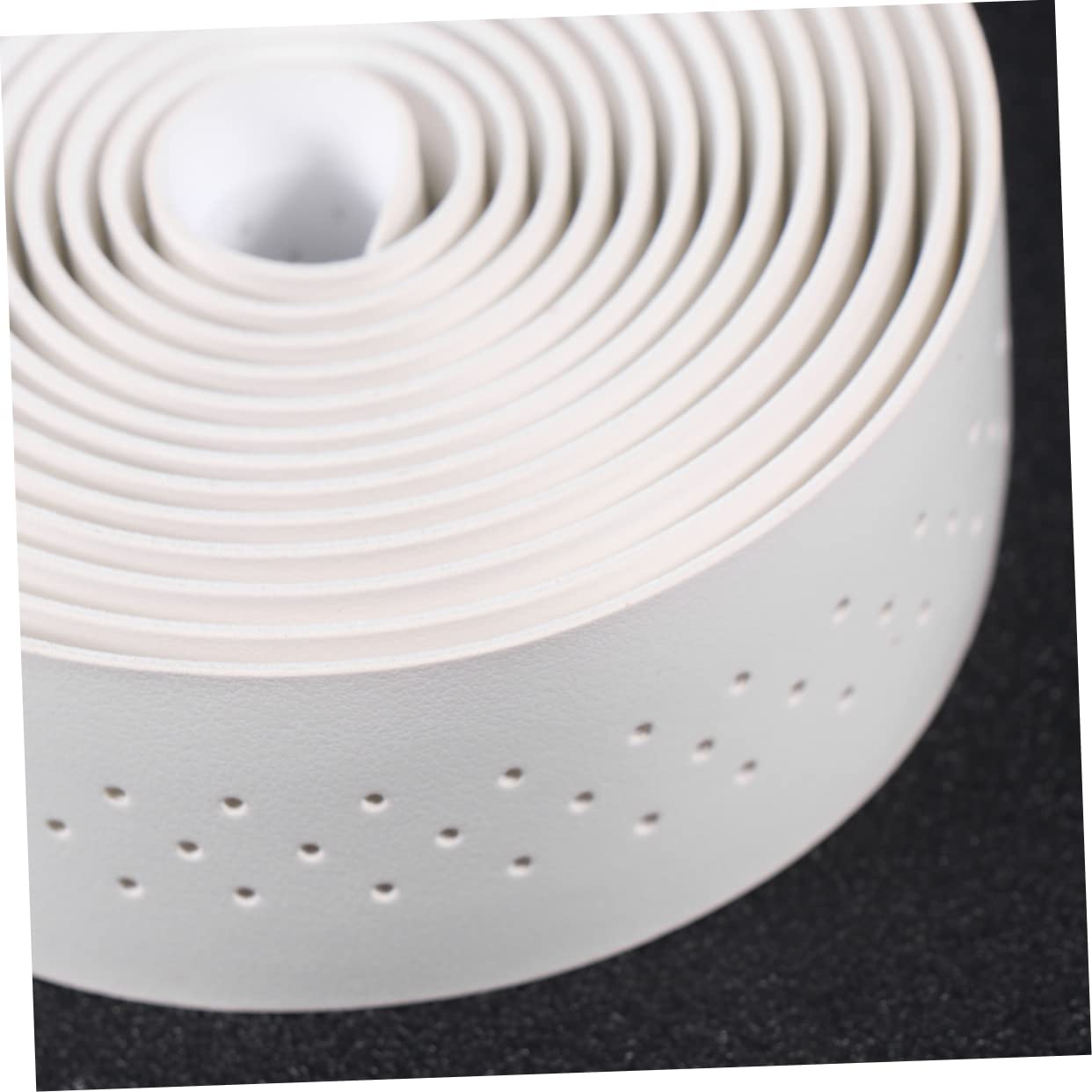 Yardwe 3sets Nastro Per Manubrio Pu Pelle Design Antiscivolo Assorbente Di Facile Da Installare Adatto Per Biciclette Da Strada e Mountain Bike Bianco