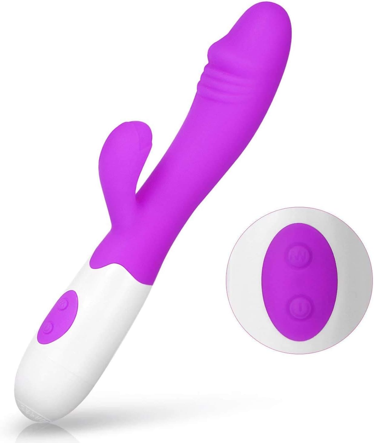 D&S New, Dual Motor 30 Mode Vibrating Personal Silicone Massager for Wellness and Pleasure.