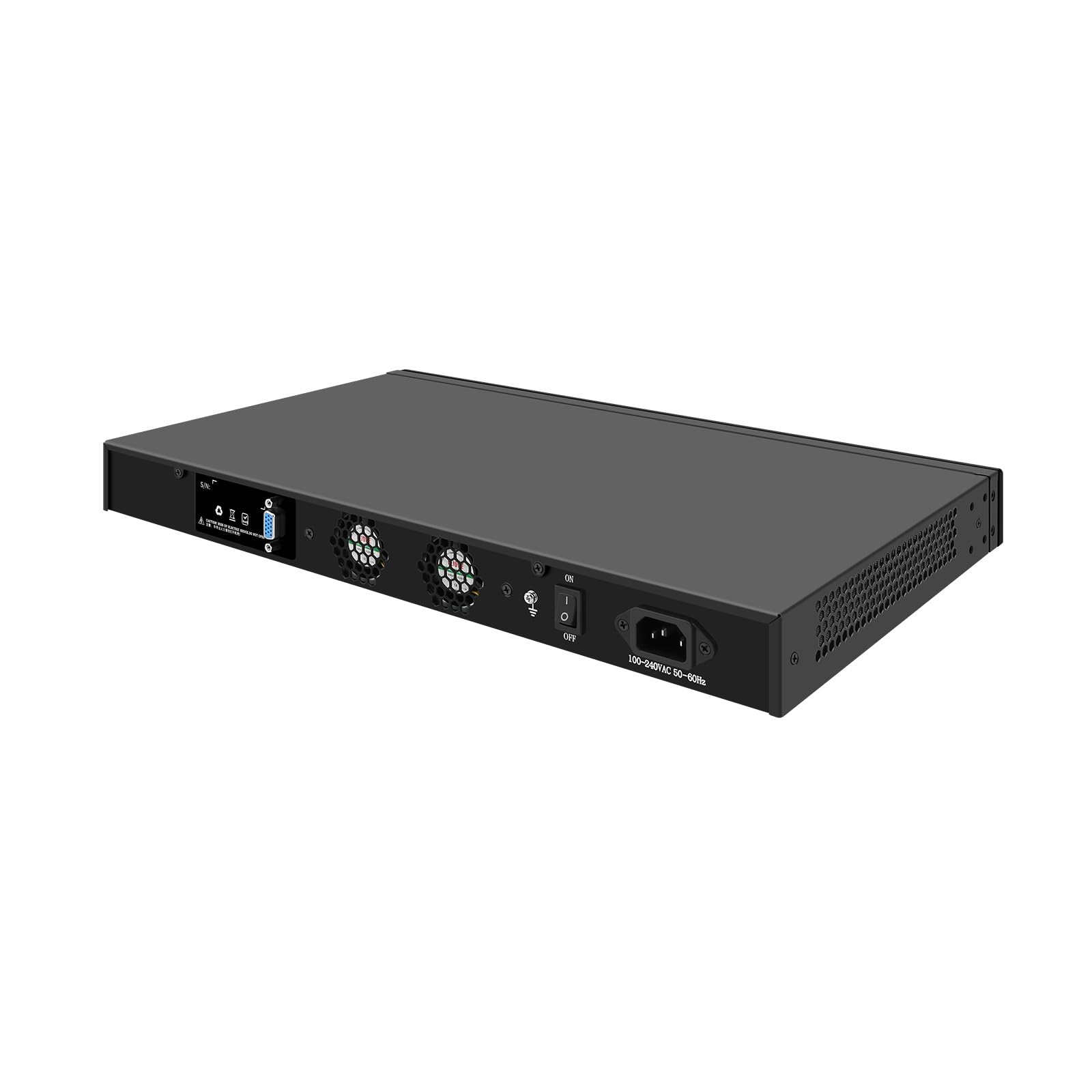 1U Rack Mount Firewall Appliance, PFSense, Mikrotik, OPNsense, VPN, 3th Gen Core I5 3320M, 3340M, RJ08, 6 x 2.5GbE I226-V LAN, Console, 4G RAM, 64G SSD