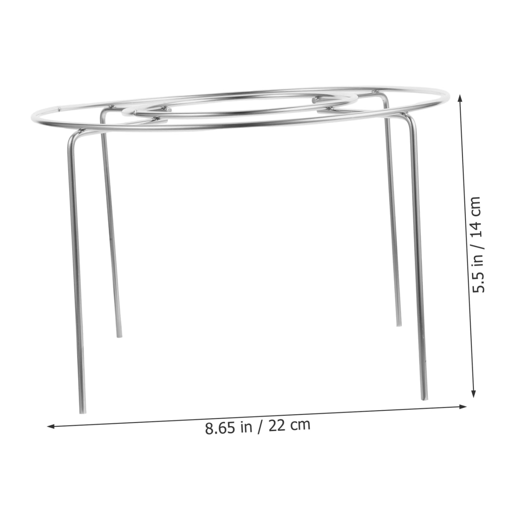Cabilock 2 Pz Rack di Raffreddamento Griglia per Friggitrice Ad Aria Cucina Stampo da Plumcake con Coperchio Biscotto Fornello Griglie da Forno Tostapane Acciaio Inossidabile 304 Silver