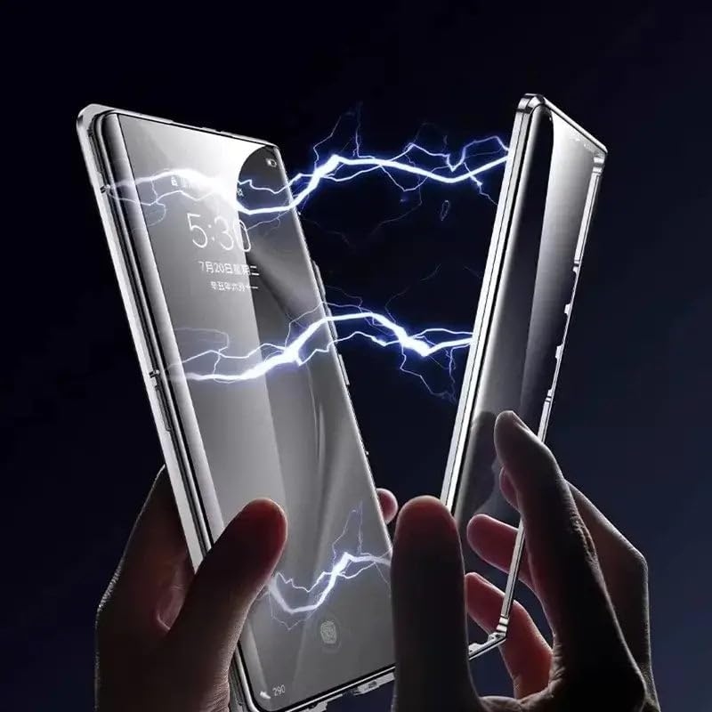 Image of MILLION CASES Dual Shield Magnetic Glass Case for OnePlus 15, OnePlus 15 Back Cover Case(2025) - Glass | Midnight Black