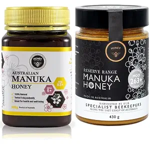 Honey Australia Manuka Honey Bundle - MGO 83+ 500g & Reserve Range MGO 263+ 430g