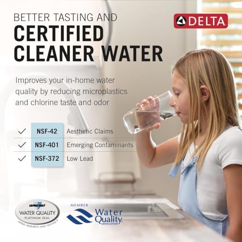 Image of Delta Clarifi High Flow Under Sink Water Filter System, Water Filter for Kitchen and Bathroom Sink Faucet, DWQ3501510