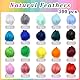 TOAOB 500 Stück Federn zum Basteln Bunte Federn Natürliche Bastelfedern für DIY Handwerk Traumfänger Hochzeit Dekoration DIY Crafts Feather