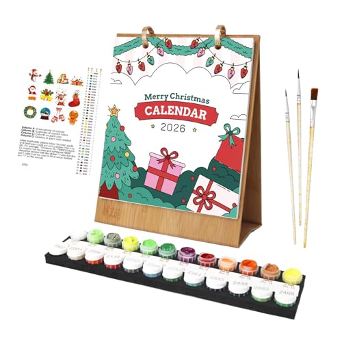 Calendario 2026 pintura oficina como regalo de suministros artísticos para profesores del año