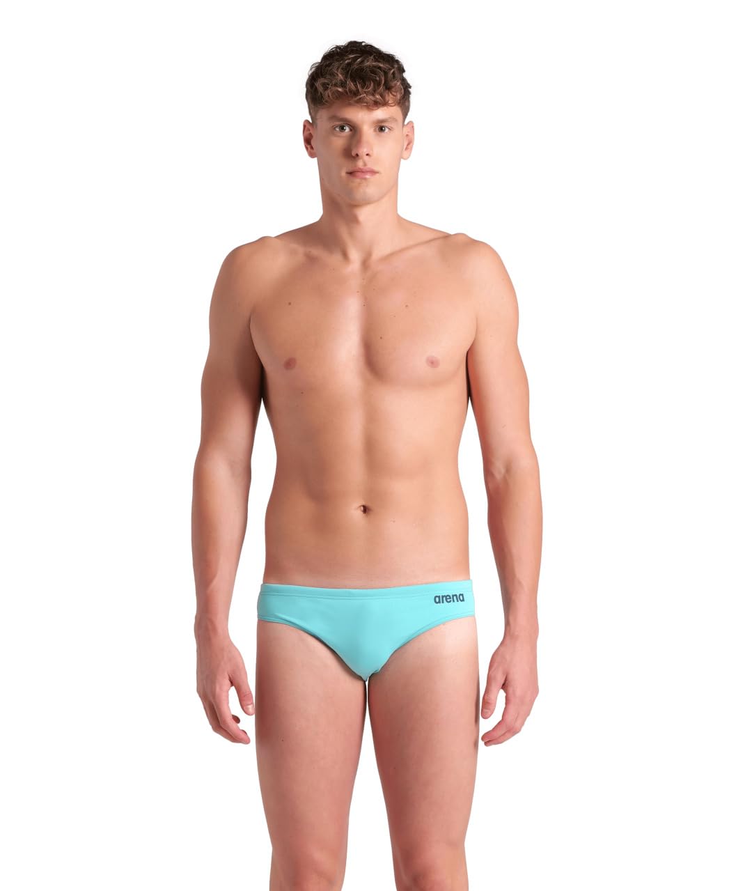 Arena Men's Team Solid Swim Brief MaxLife Athletic Swimwear Professional Swimsuit Bathing Suit
