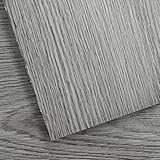 VallisCo Peel and Stick Vinyl Flooring 36 Pack 54 Sq.Ft, Waterproof Vinyl Flooring Peel and Stick for Office, Living Room, Bathroom, Kitchen - Unique Design, Easy to Install Vinyl Floor, Dark Gray
