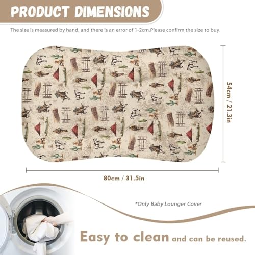 Image of ZOUTAIRONG Cowboys Crib Sheets for Boys Bassinet Sheets Safe and Snug Changing Pad Covers Neutral Unisex Fitted Baby Baby Delight Bassinet Sheets Ultra Soft Breathable Material