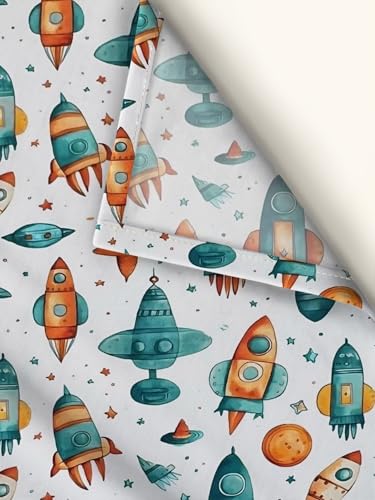 Image of Weave & Decor Cotton Feel Kids Bedsheet Double Bed 90x90 inches, Soft Fabric, Includes 2 Pillow Covers 20x30 inches