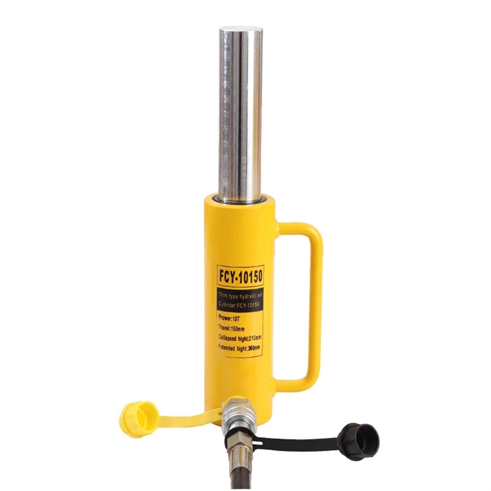MBPAIHOP Long Type Hydraulic Cylinder FCY-10150 Hydraulic Jack with Output of 10T, Piston Stroke of 150mm