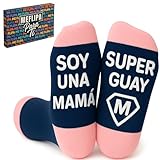 Regalos Originales para Mujer Calcetines Divertidos Graciosos Regalo Original Cumpleaños Mama Abuela Dia de la Madre Primeriza Amigo Invisible Personalizados Compañera Trabajo Profesora San Valentin