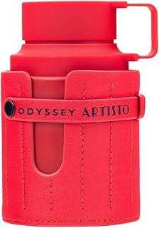 Armaf Odyssey Artisto The Red Edition – Woody, Sweet, Tropical, Warm Spicy – Eau de Parfum Spray Long-Lasting Fragrance for Unisex, 3.40 Ounce / 100 ml