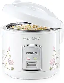 Panela Elétrica Bianca Rice 4 110V, Branco, Mondial - NPE-05