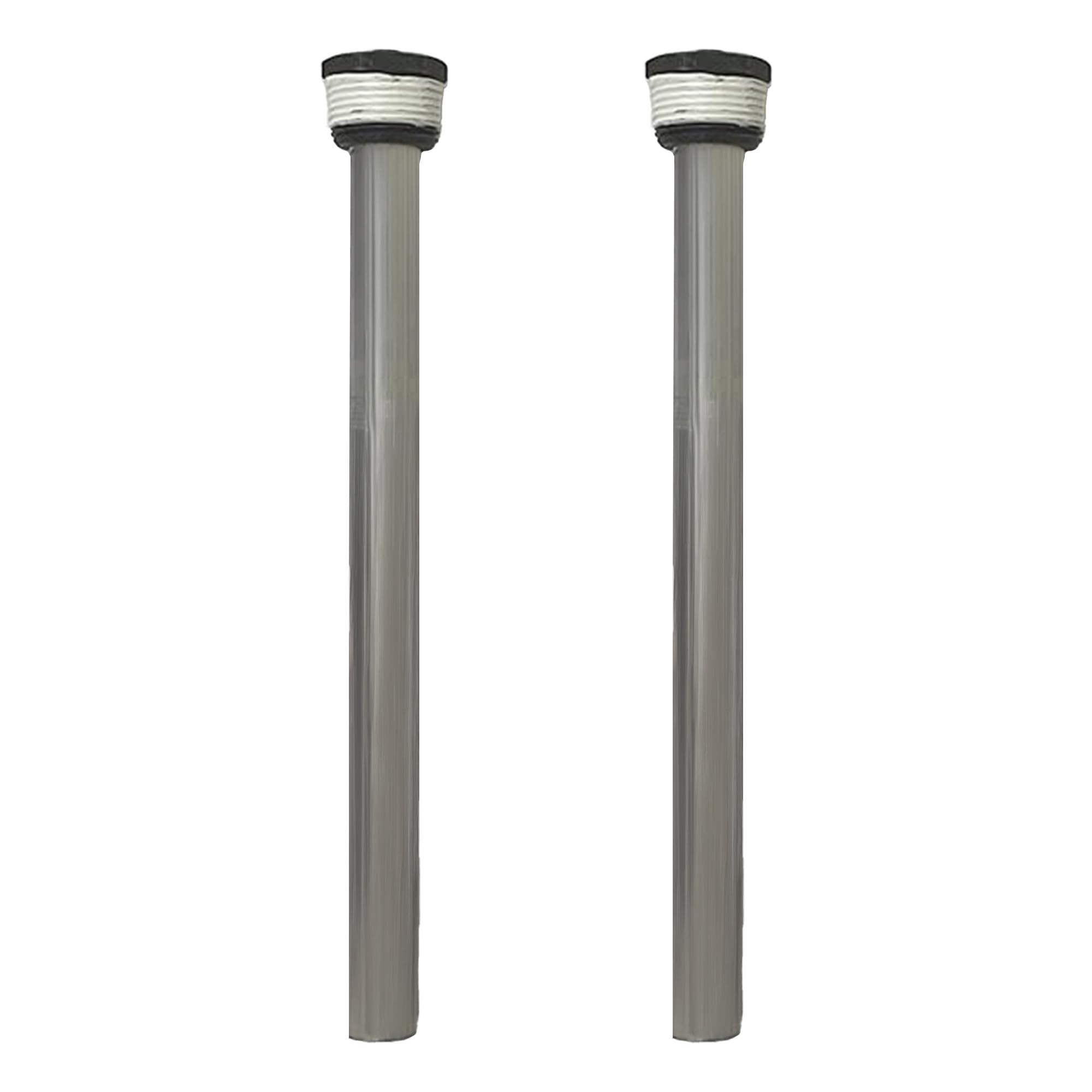 Suburban 2-Pack Magnesium Anode Rods for SW Models RV Tank Water Heaters, Stainless Steel Core, Extends Water Heater Tank Life (521421)