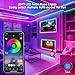 20Ft Led Rope Lights, Flexible Neon Lights Control with App/Remote, Multiple Modes, IP65 Outdoor RGB Waterproof, Music Sync Gaming Light Strip for Bedroom Decor