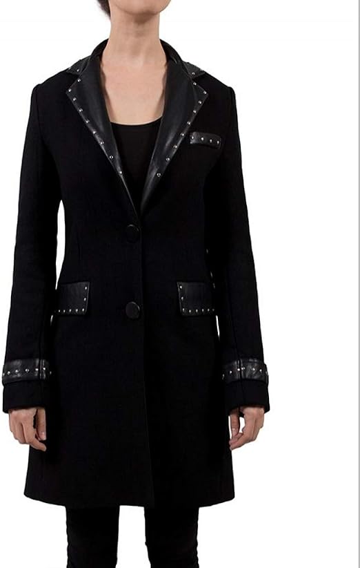 Gio Cellini Cappotto con Borchie PC001 (Grigio, M) : Amazon.it:  Abbigliamento