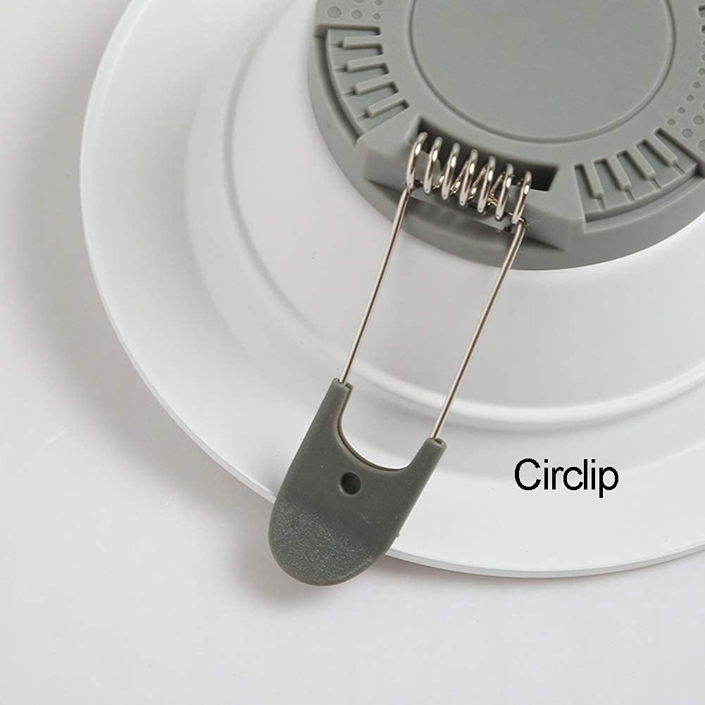Downlights, 10er-Pack augenschonender, blendfreier Downlight-COB-Einbaustrahler for den Innenbereich, 12 W neigbare Deckeneinbauleuchte, einfach zu schwenkende Deckenleuchten(7w)