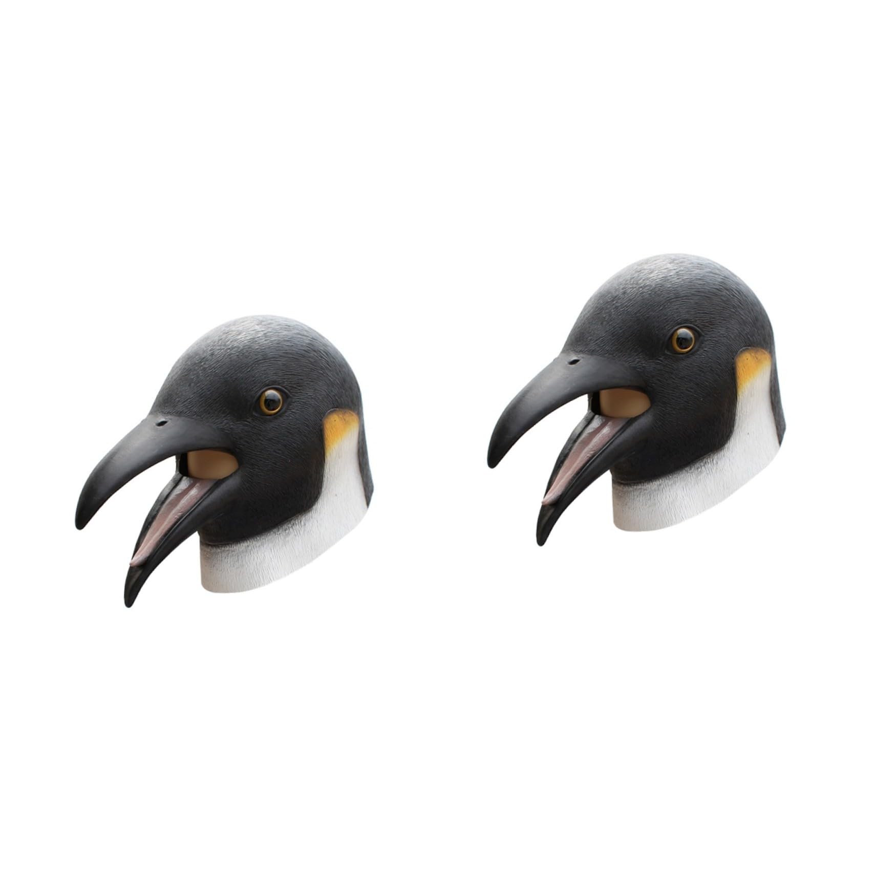 2 Piezas tocados de animales máscara de cabeza máscara de animal aterradora Víspera de Todos mascara cosplay paseo sombrero de halloween decoraciones de halloween