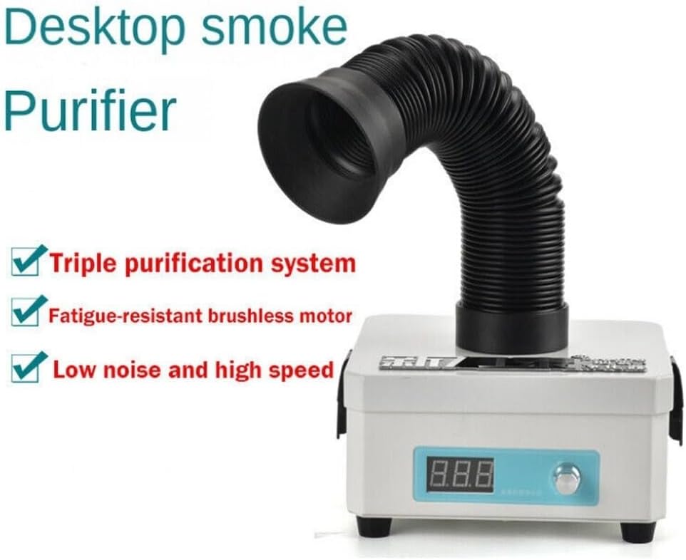 New MINI Smoke Absorber for Laser Welding Fume Extractor Air Purifier with 3 Stage Filters for Printing and Laser Engraving