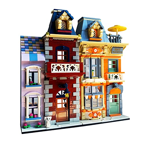 ENJBRICK Modular House Building Kit,Townhouse Building Blocks Model Set for Teens and Adults,Architecture Collectible Toy Building Set