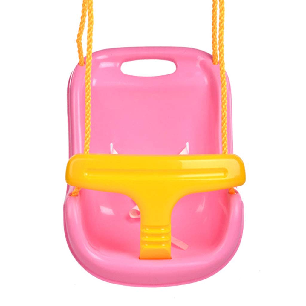 Swings Children's Indoor Seat Puzzle Cradle Toy Outdoor Safety Chair Children's Rocking Chair Best Gift 6 Months 3 Years Old Weight Bearing 100kg Games (Color : Red, Size : 252545cm)