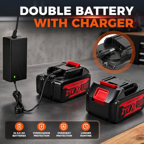 GEARWAVE Brushless Cordless Angle Grinder