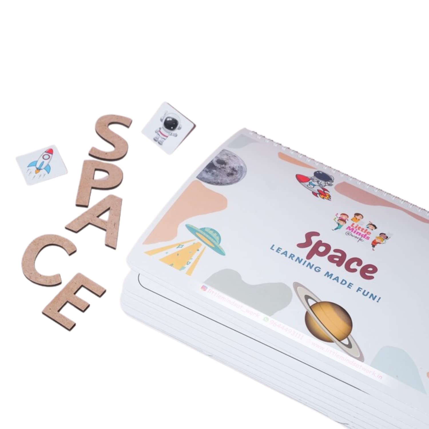 Activity Binders for Kids Aged 2-8 years , Space Activity Binders, Montessori Books for Kids, Learning Toy, Educational Activity| Toddler Busy Binder | Busy Book | Quite Book |