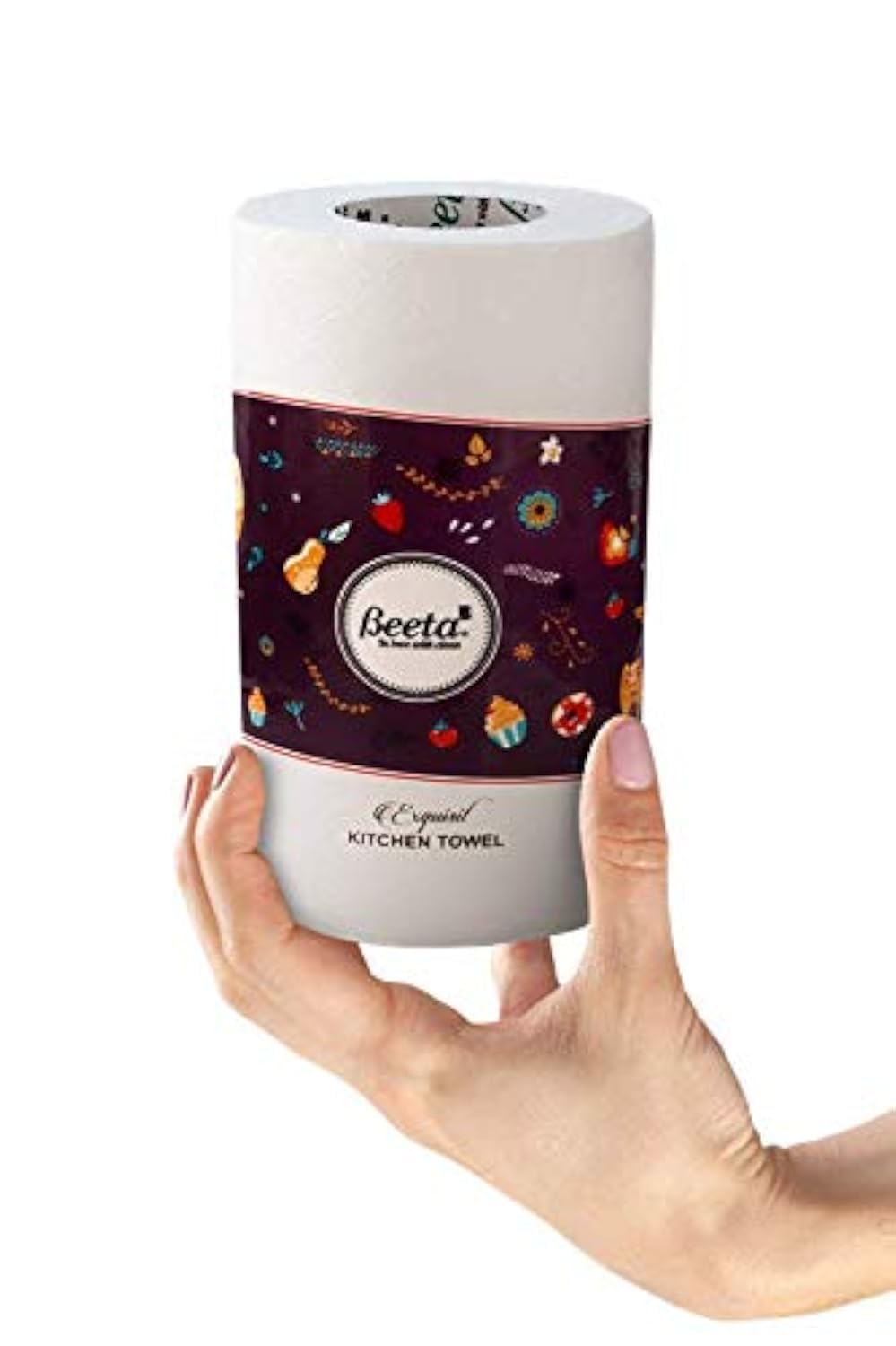 Beeta Kitchen Towel PaperRoll/Kitchen Roll Washable 210 Gms, 1ply – (Assorted or Identical Colours) Pack Of 3| 100% Natutal Celluose Fiber | Reusable (B00R2I44RS) Amazon Price History, Amazon Price Tracker