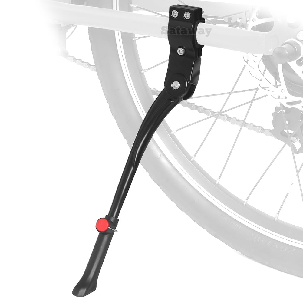 Sataway Rear Side Mount Bike Kickstand Adjustable Bicycle Kick Stand for 24”-28” Mountain Road Sport Bike