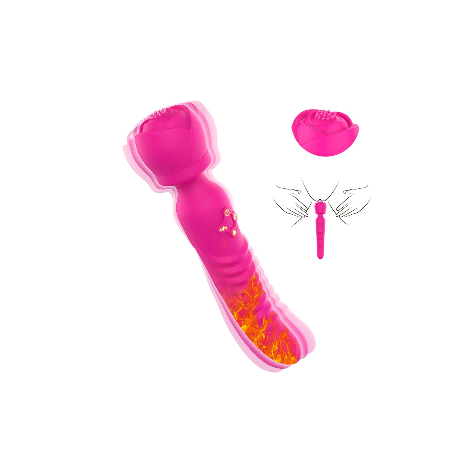 Amazon.com: Rose Sex Toy Vibrator Wand, Clitoral Stimulator with Heating Function, Mini Rose Toy Vibrating Ball for Clitoris, G-spot Stimulation Wand Massager Waterproof, Adult Sex Toys for Women or Couples : Health Amazon.com: Rose Sex Toy Vibrator Wand, Clitoral Stimulator with Heating Function, Mini Rose Toy Vibrating Ball for Clitoris, G-spot Stimulation Wand Massager Waterproof, Adult Sex Toys for Women or Couples : Health