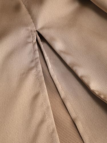 CIDER Skirts for Women Satin Skirt Tie Front Slit Midi Skirt Middle Waist Elegant Party Trendy Midi Skirt3